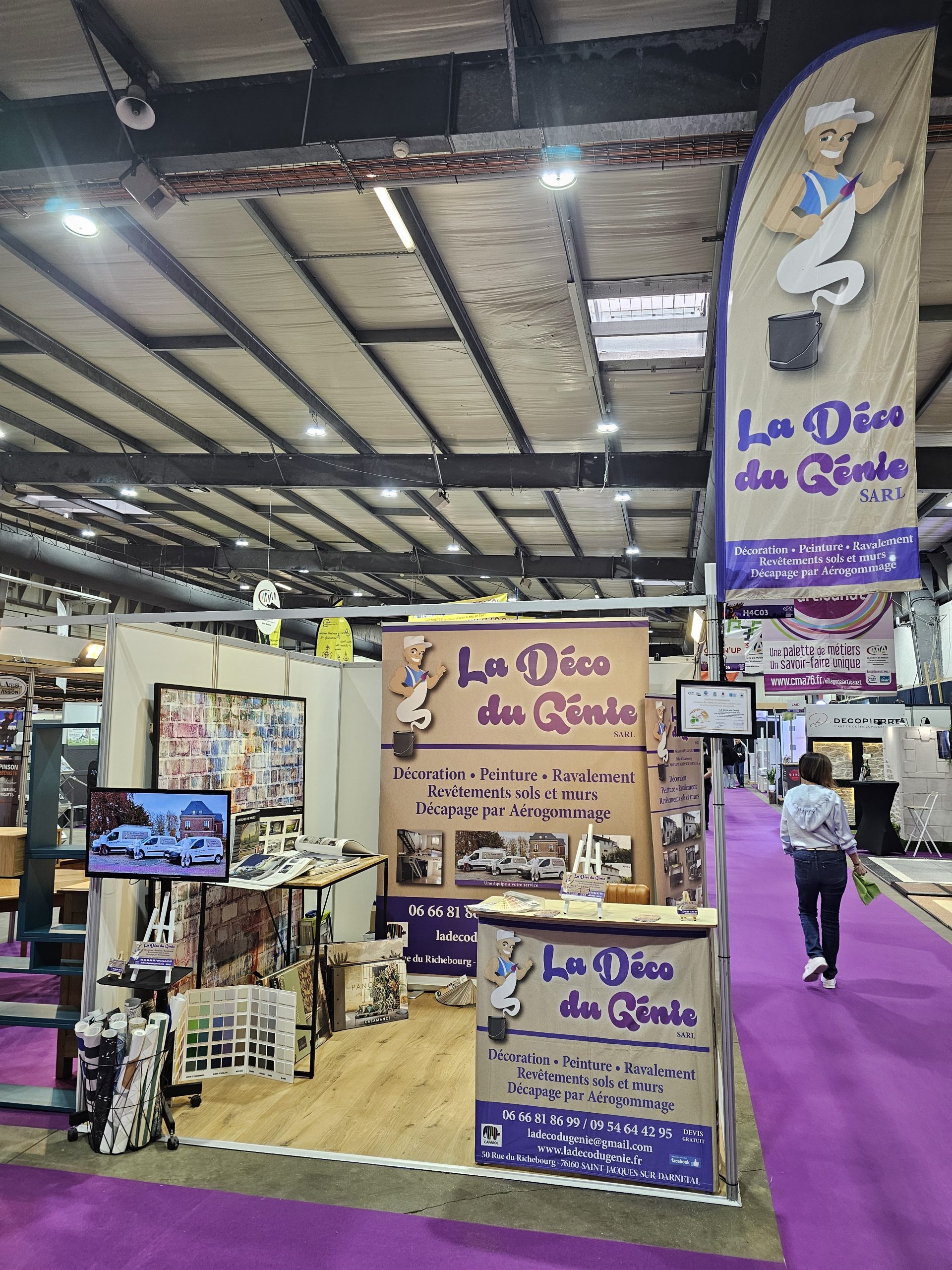 Notre stand à la foire de Rouen 2025